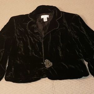 Cropped Dress Blazer Jacket